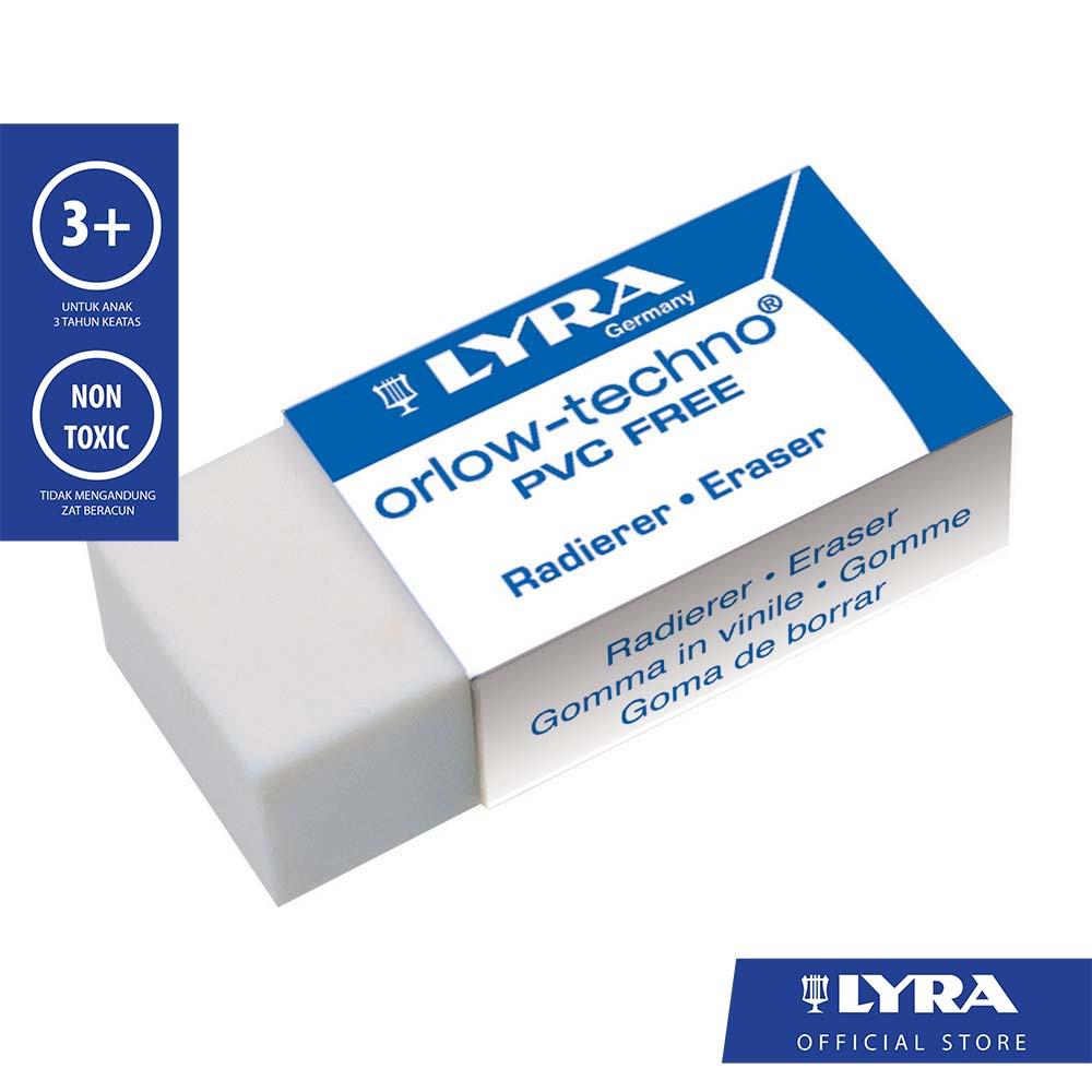 

Lyra 3457 Small Plastic Eraser (7413300)