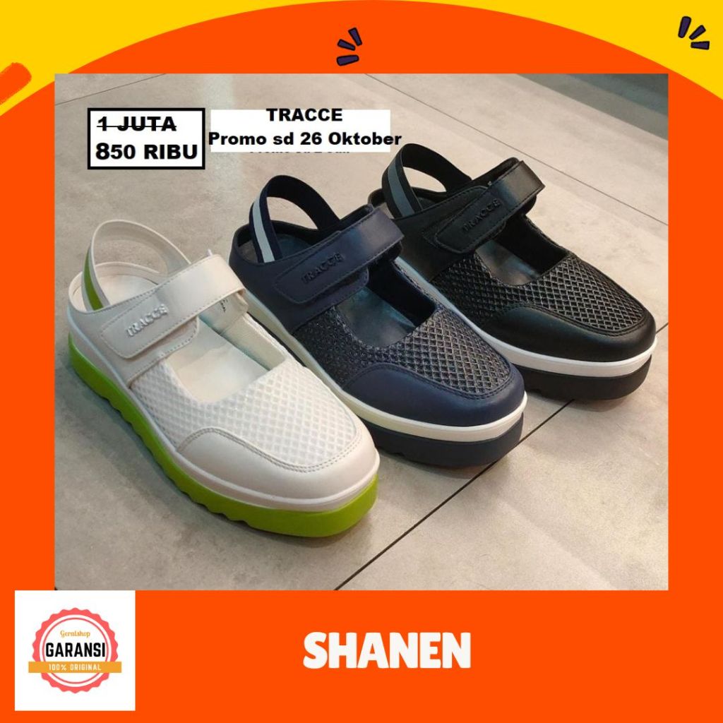 Sepatu TRACCE wanita sale SHANEN sneakers 100% ORI