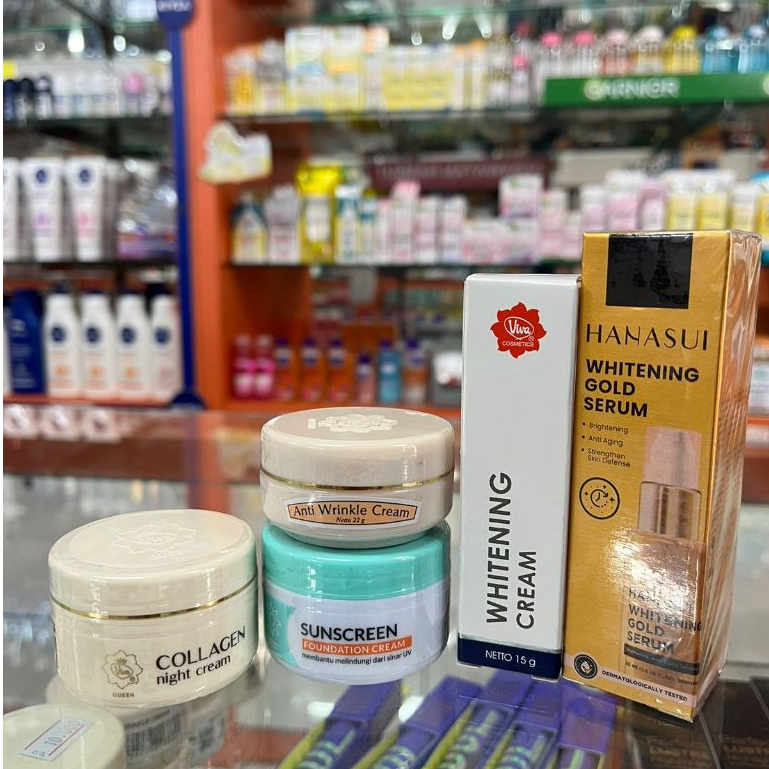 Paket Skincare Simple Viva + Hanasui |  Set Skincare Murah | Paket Skincare Murah Viva