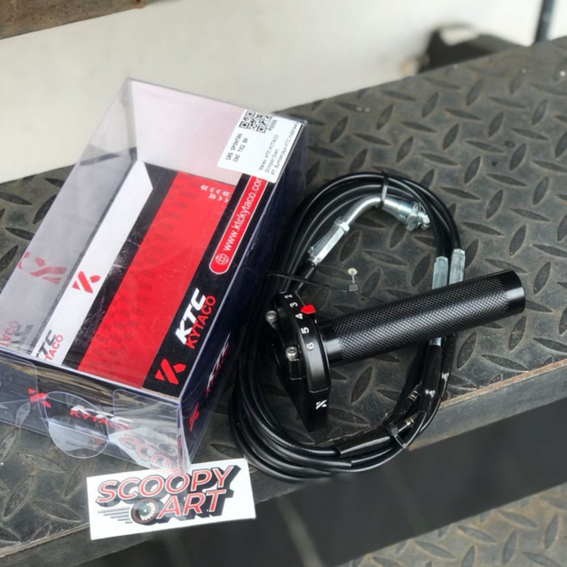 Gas Spontan KTC KYTACO 2 kabel UNIVERSAL Type TX-02 Tx 02 Scoopy Vario