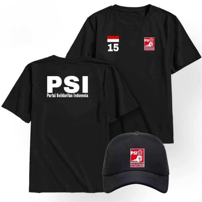 KOAS PARTAI PSI BONUS TOPI || BAJU PARTAI PSI