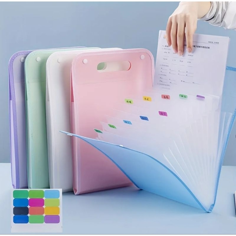 

RO Tas File Holder Kertas A4 13 Sekat Map Tas Dokumen