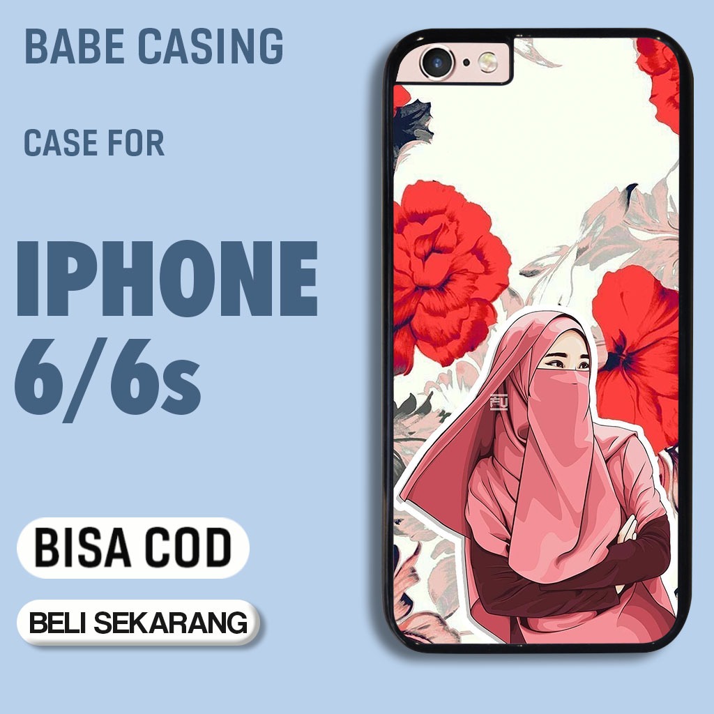 case hp iphone 6 6s terbaru aesthetic hijaber hijab muslimah cute keren cowok lucu casing hp cewek m