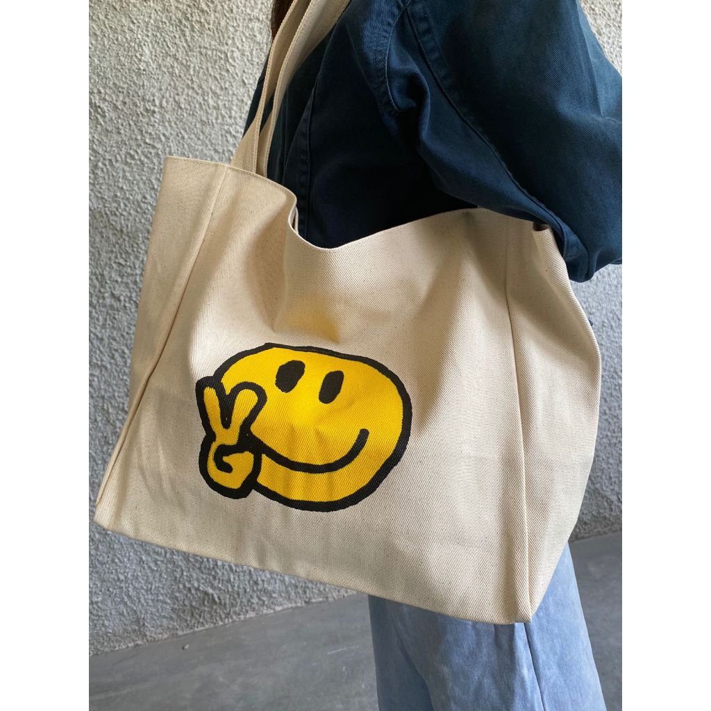 HIPPY LARGE TOTEBAG PEACE