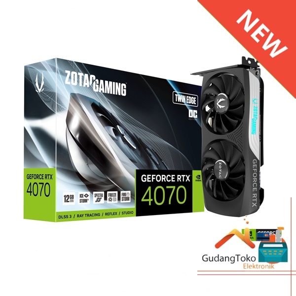 ZOTAC GAMING GeForce RTX 4070 12GB TWIN EDGE OC
