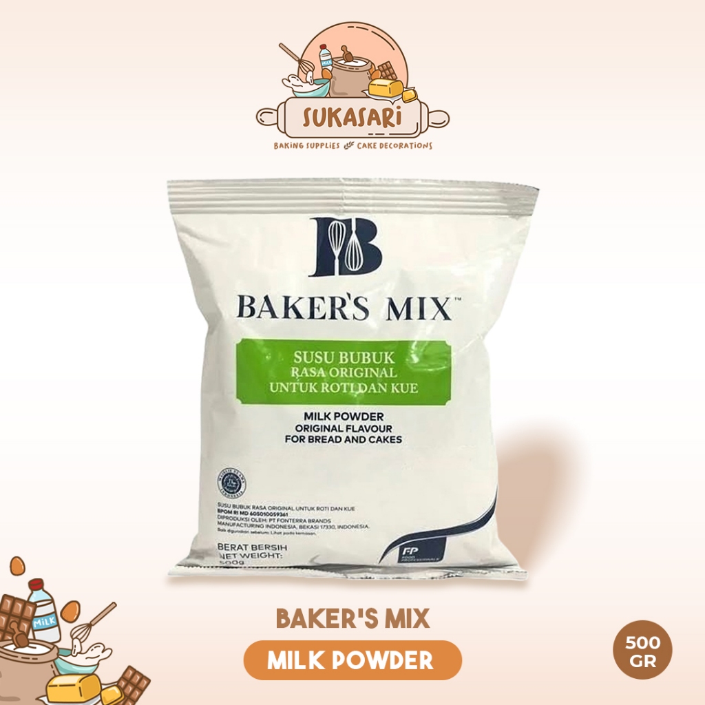 

Sukasari - Bakers Mix Susu Bubuk 500gr / Milk Powder Fonterra Baker's