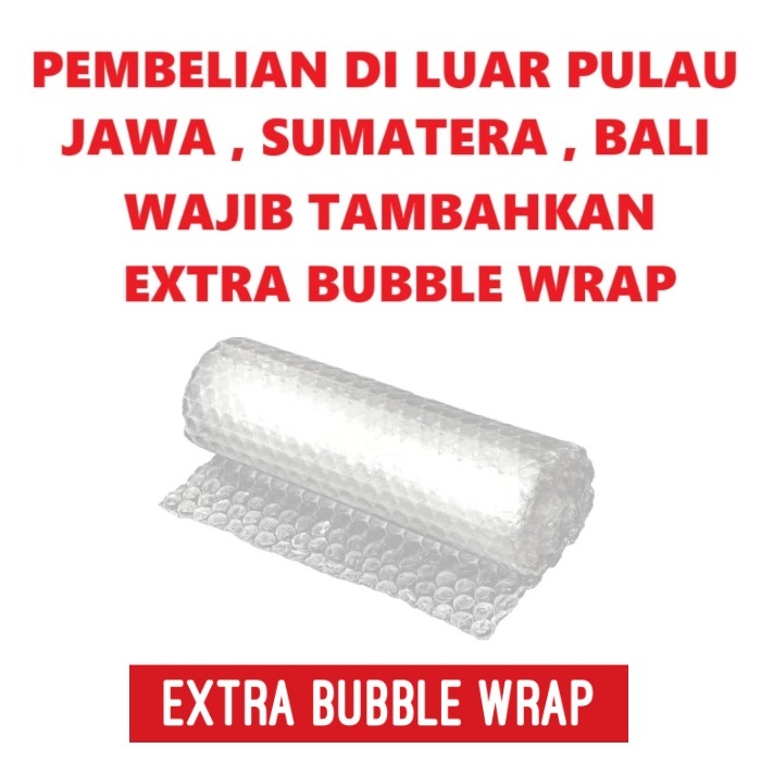 

Extra Bubble Wrap Packing Tambahan Untuk Paket Lebih Aman