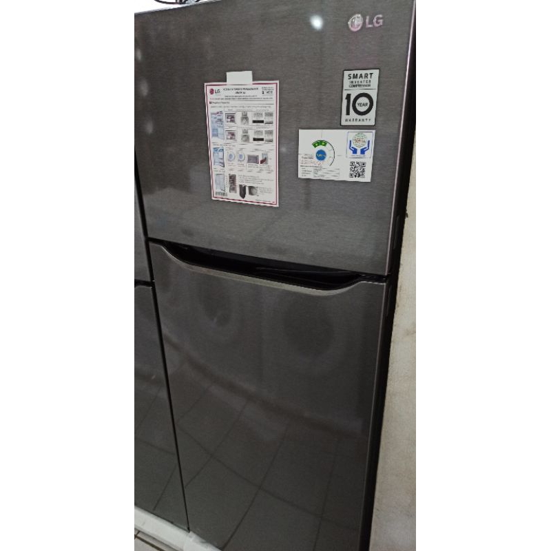 KULKAS LG GNB 215 SQMT INVERTER 2 PINTU BESAR