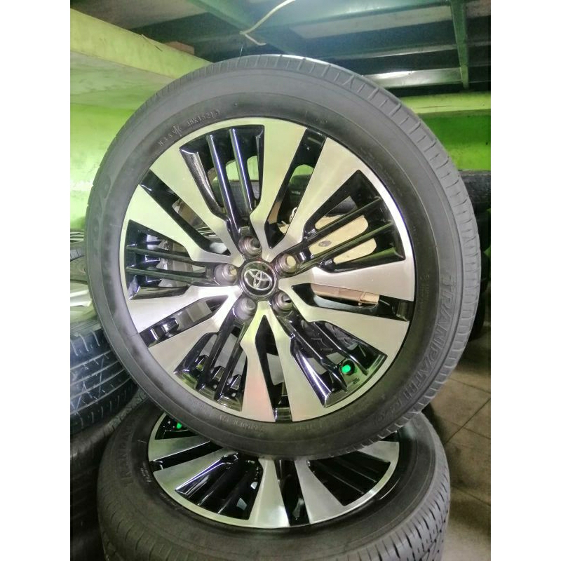 velg alphard R18 original toyota + ban 235/50 toyo