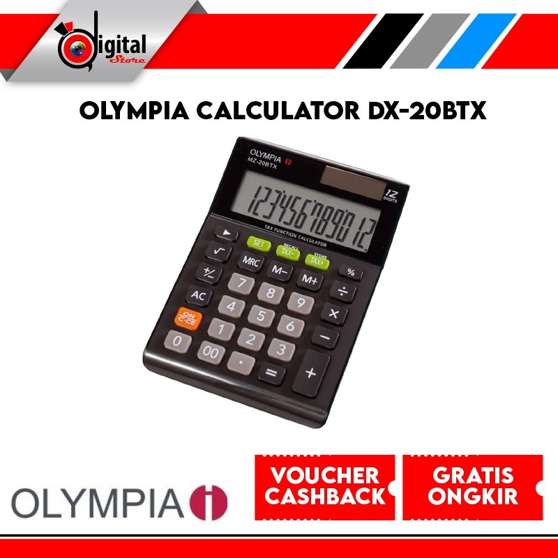 

OLYMPIA CALCULATOR DX-20BTX - Kalkulator