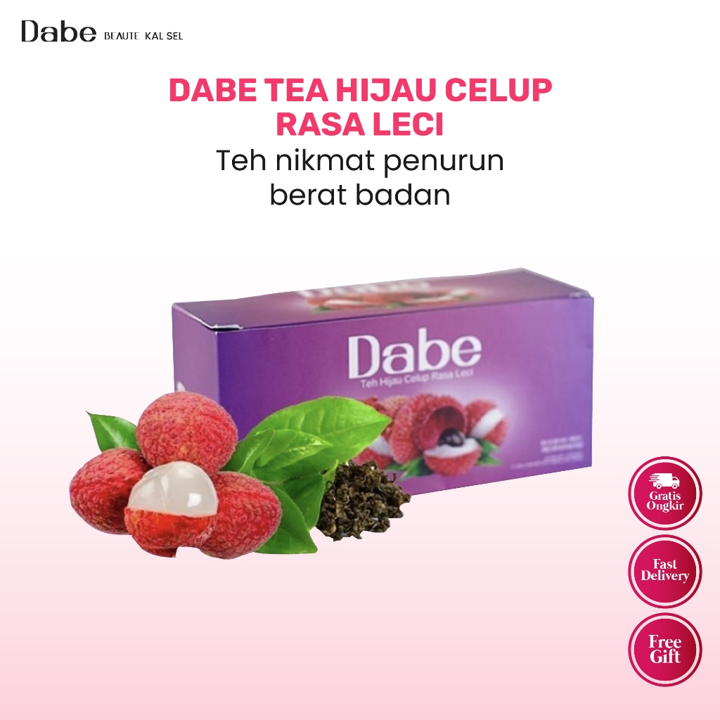 

Dabe Tea Hijau Celup Rasa leci