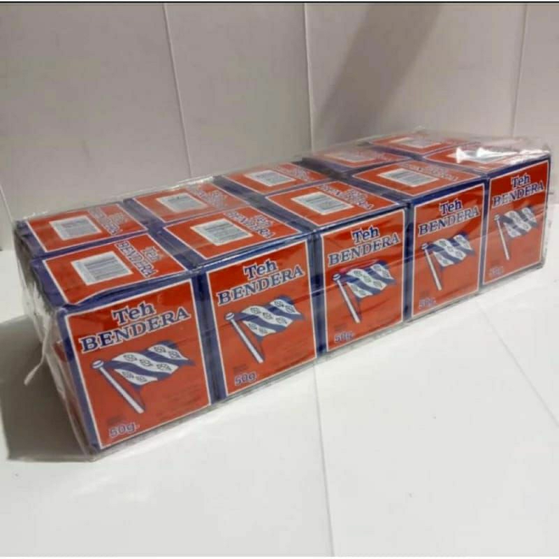 

Teh bendera bubuk 1 pak 10pcs @50g