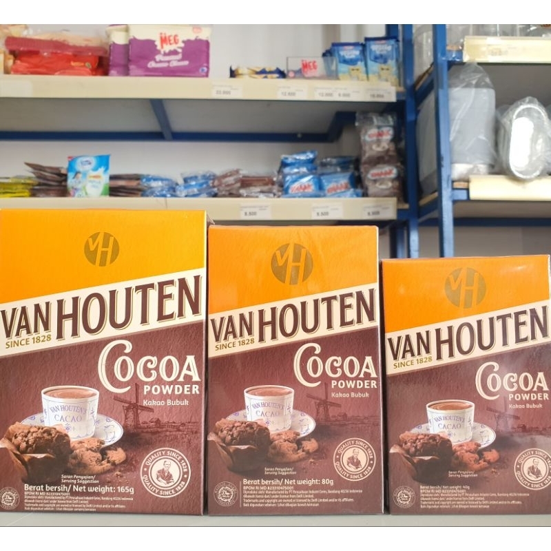 

Van Houten Cocoa Powder 165Gr / 80gr / 40Gr