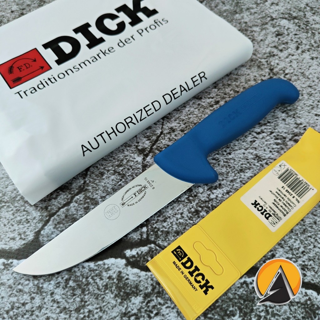 Butcher knife pisau daging sembelih F. Dick  made in germany  straight original 15 cm 8.2348.15