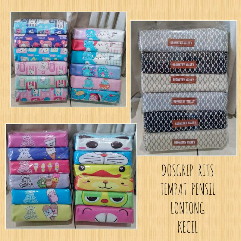 

Dosgrip / Tempat Pensil Rits Kecil Lontong (gambar hanya contoh)