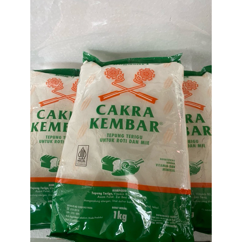 

TEPUNG TERIGU CAKRA KEMBAR BOGASARI 1KG