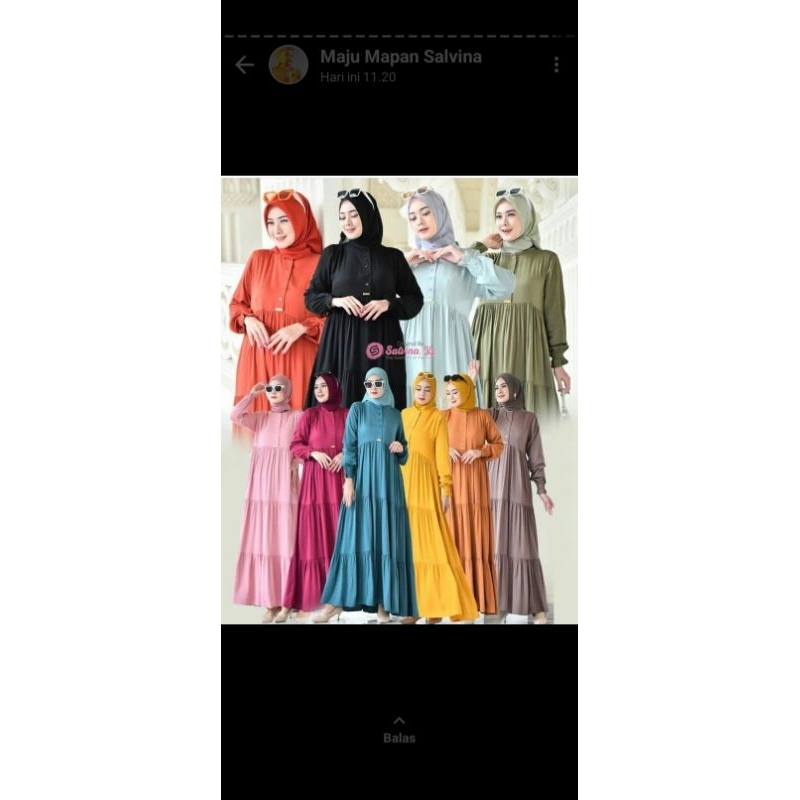 gamis salvina ys polos