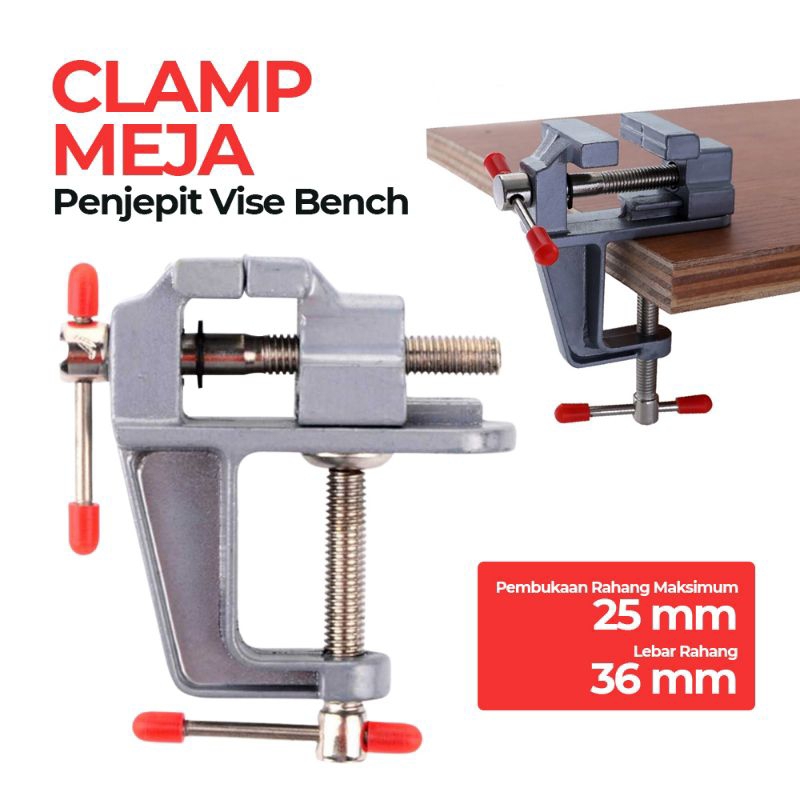 Catok jepit Ragum Penjepit Mini 25mm