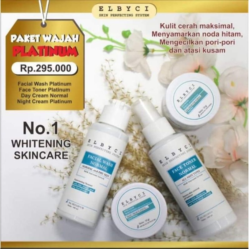 paket platinum/ elbyci skincare/ elbyci platinum