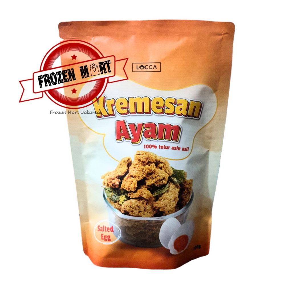 

LOCCA Kremes Ayam Telur Asin / Snack Kremesan Chicken Salted Egg 100Gr