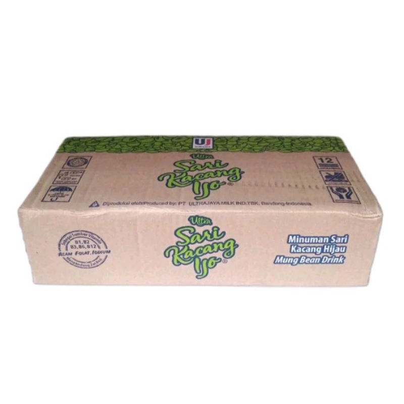 

[1 DUS] ULTRA SARI KACANG IJO 24 Pack × 250 ML