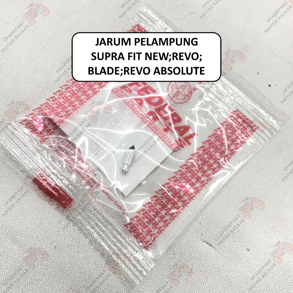Jarum Pelampung Motor SUPRA FIT NEW ; REVO ; BLADE ; REVO ABSOLUTE Merek Federal ( Kode Part : FP-16