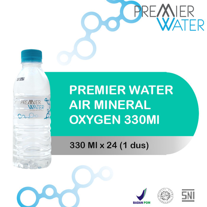 Premier Water Air Mineral beroksigen 330Ml x 24 (1 box)