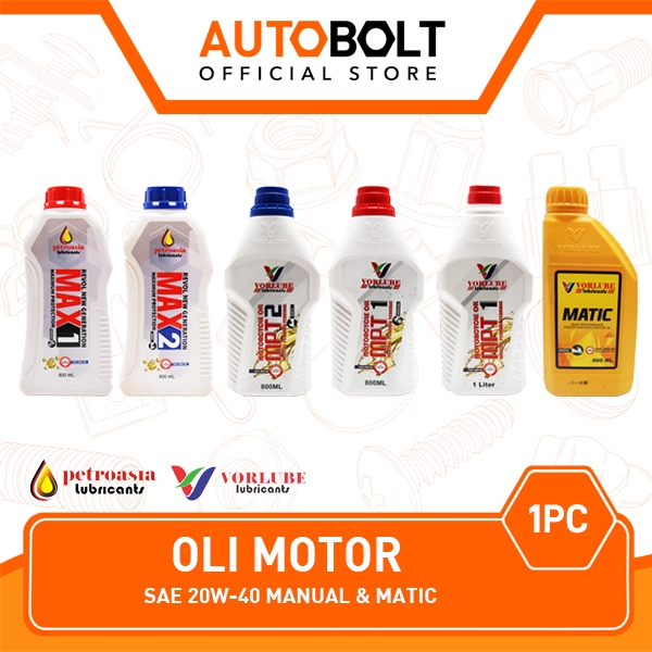 Oli Motor Petroasia Vorlube MAX MPT 1 2 MATIC Motorcycle Minyak Oil Pelumas Motor Matik Manual MAX1 
