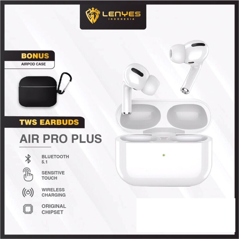 LENYES AIRBASS PRO & AIR PRO PLUS TWS wireless bluetooth 5.1 earbuds smart touch earphone original