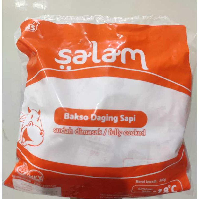 

Salam Bakso Sapi/Baso Daging Sapi/Meatball 500 Gram