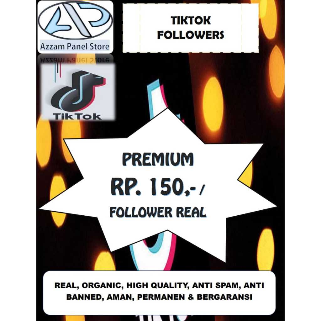 FOLLOWERS REAL TIKTOK PREMIUM