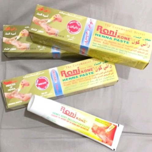 Henna Paste Rani Kone " Original " / Pacar Rani Reddish/ merah