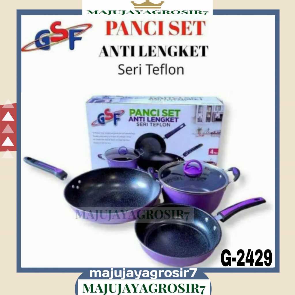 PANCI SET GSF G-2429 / PANCI SET ANTI LENGKET GSF 2429 / PANCI SET TEFLON GSF 2429 / PANCI SET SERI 