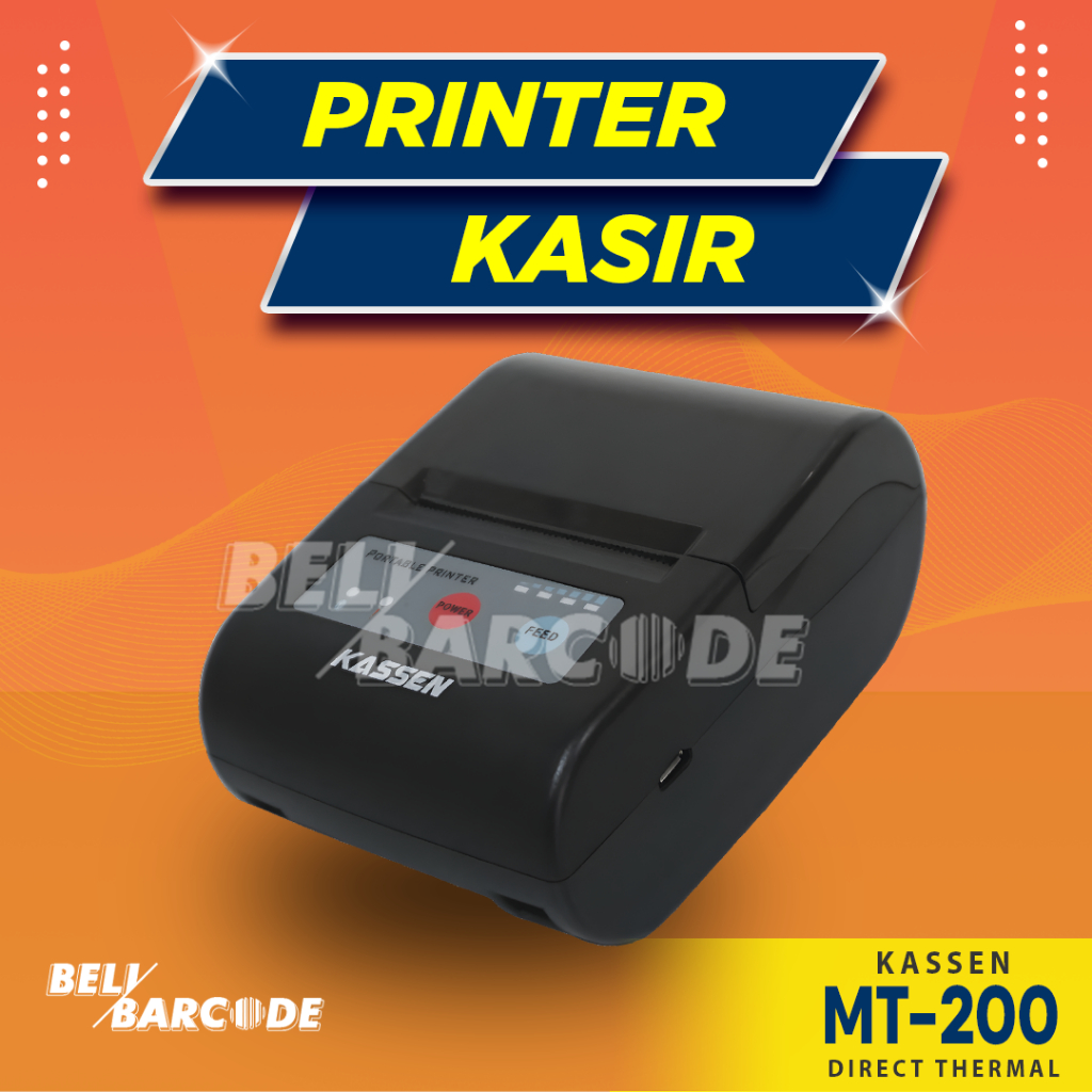 MINI PORTABLE PRINTER BLUETOOTH KASSEN MT200 / MT 200 / MT-200