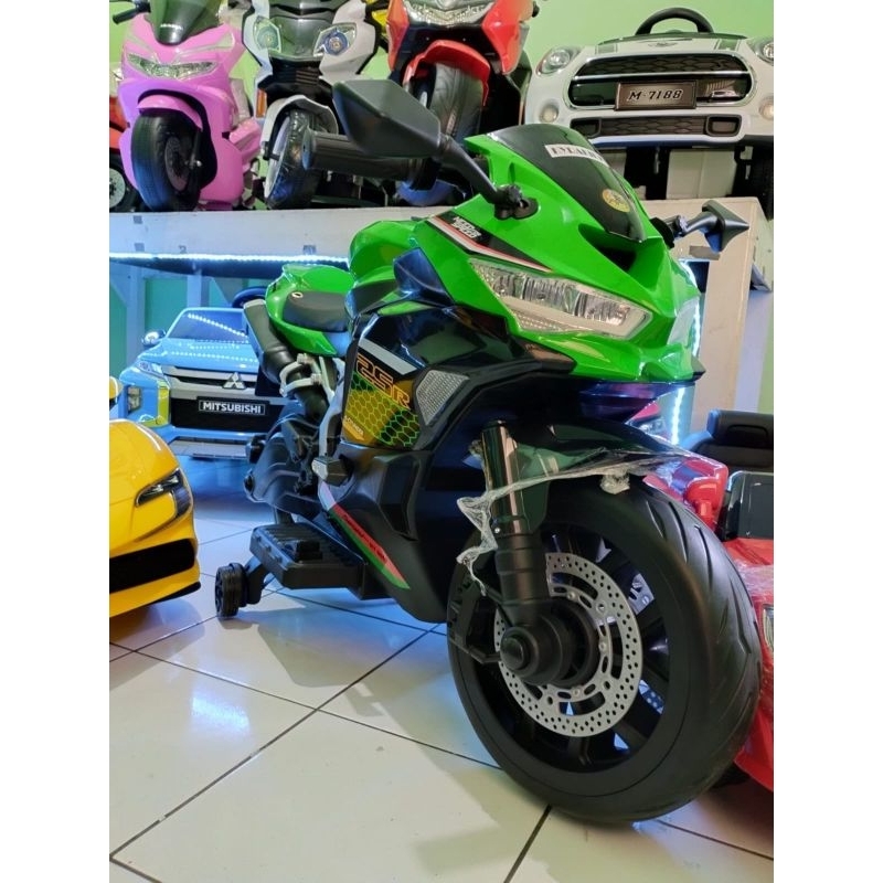 KYZ-024M Motor Anak ZX25R Gas Tangan Ban karet