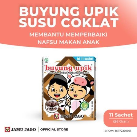 

Buyung Upik Susu Coklat Jamu Herbal Membantu Meningkatkan Nafsu Makan Anak