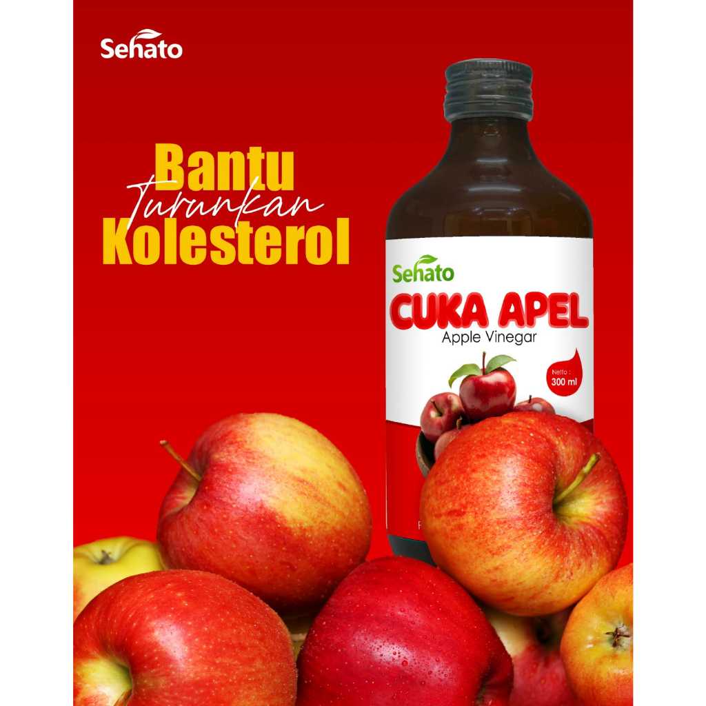 

CUKA APEL 100% ORIGINAL 300ML - Apple Vinegar