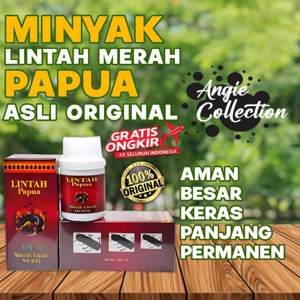 minyak lintah merah original 100%  obat pembesar penis asli memperbesar alat vital pria pembesar mr 