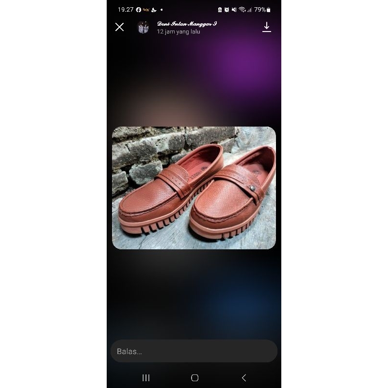 preloved sepatu triset