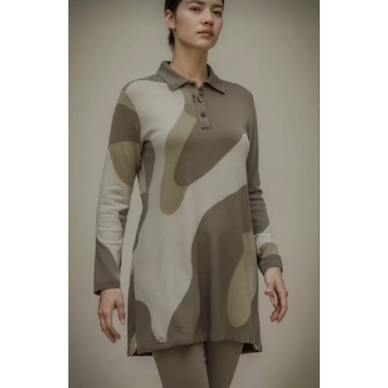 TUNIK UNCLE WEST BABYTERRY MOTIF LORENG (S,M,L,XL,XXL,XXXL)