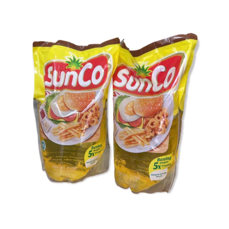 

MINYAK GORENG SUNCO KEMASAN 2 LITER/kebutuhan masak awet.