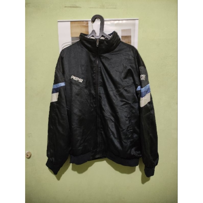 Jaket vintage windbreaker PEPSI big logo