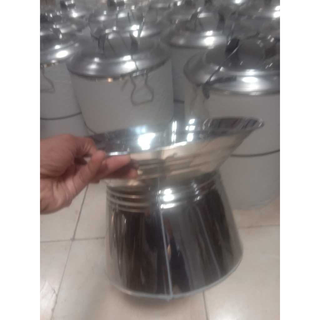 dandang penanak nasi setenlis ukuran besar