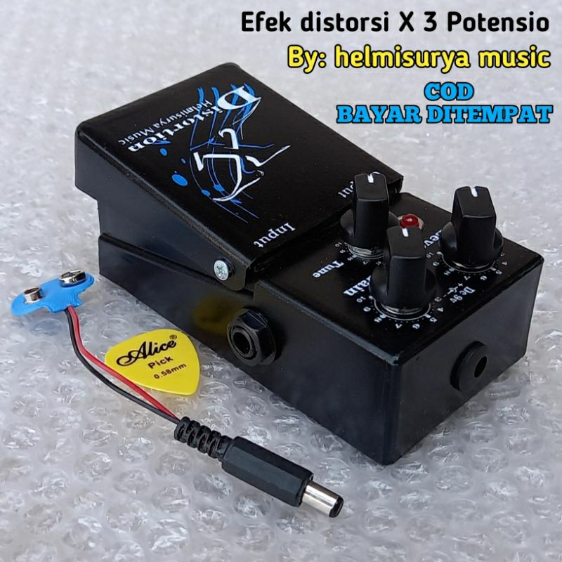 RK Efek gitar - efek distorsi X dan adaptor