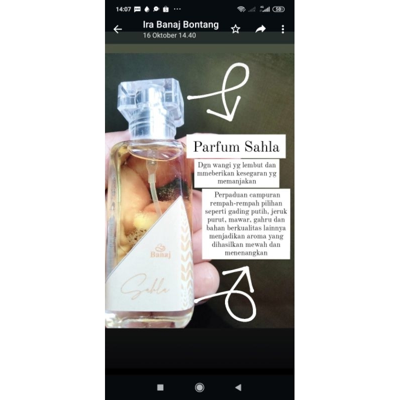 Parfume Sahla Banaj