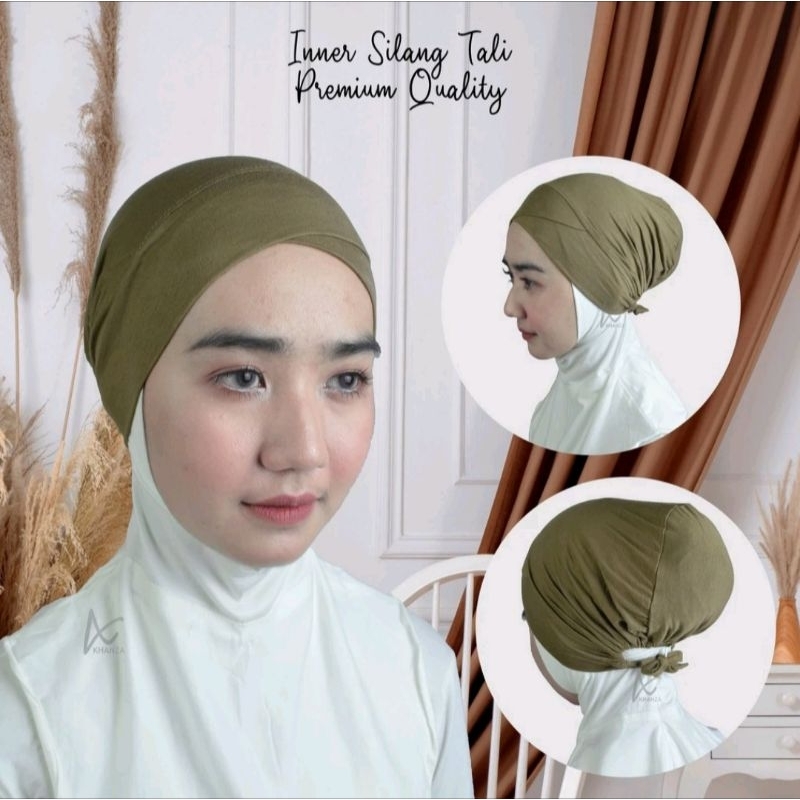 Bando Tali Silang Rayon / Ciput Iner Turki Tali Silang Rayon Premium
