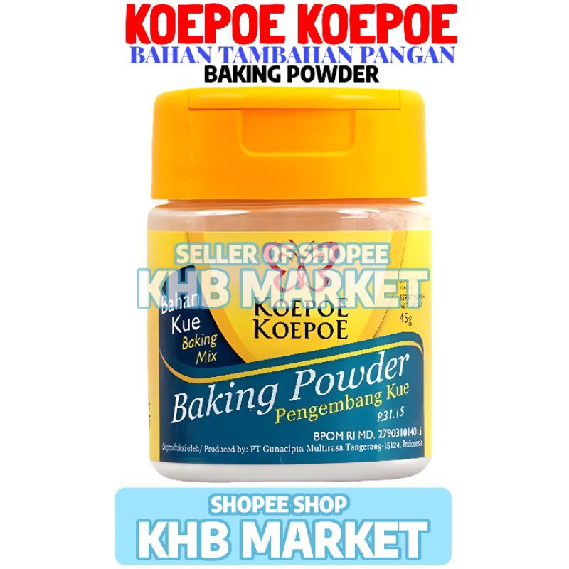 

Baking Powder Koepoe Koepoe 45gr