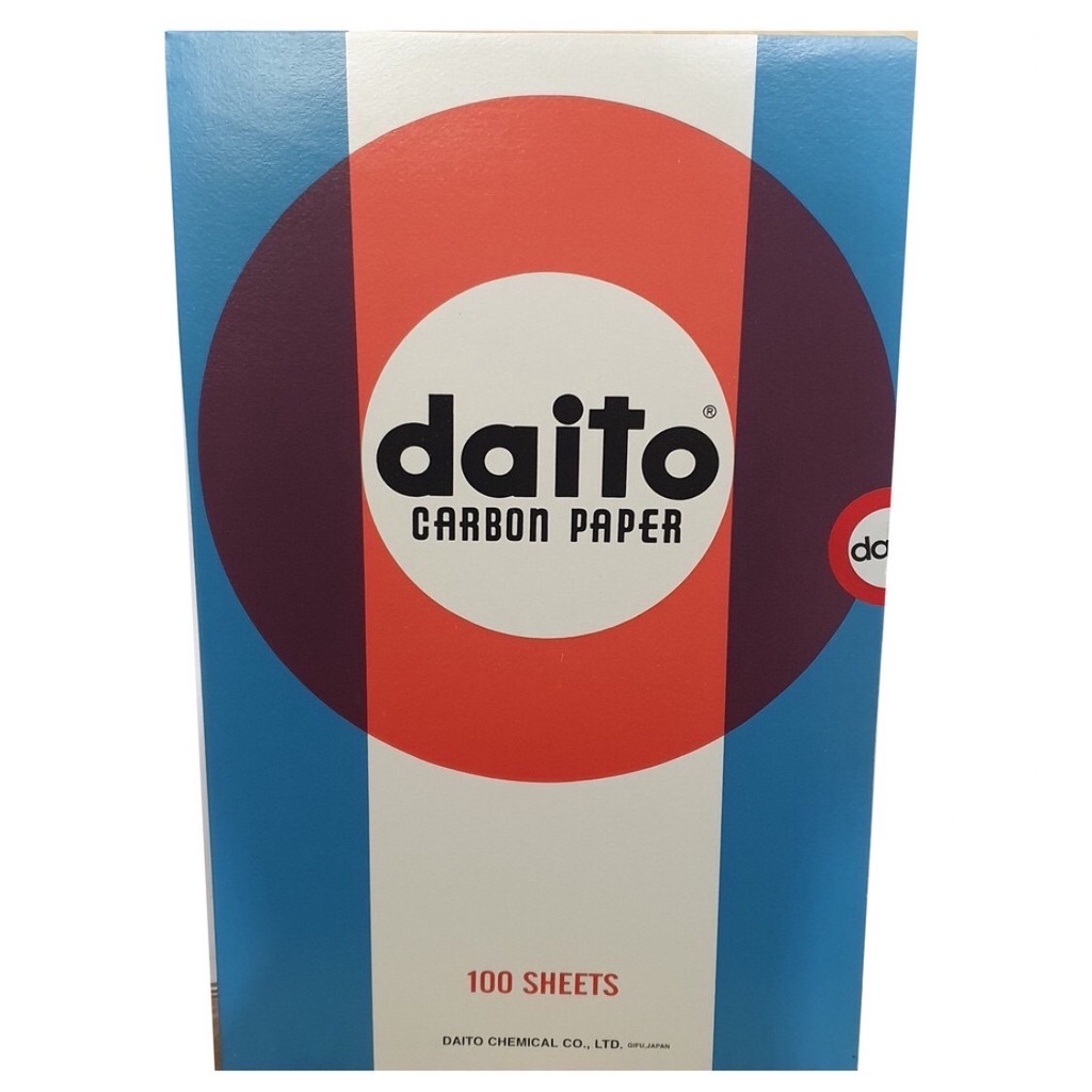 

Kertas Karbon Paper Carbon Daito Hitam Ukuran F4 Folio 100 Lembar