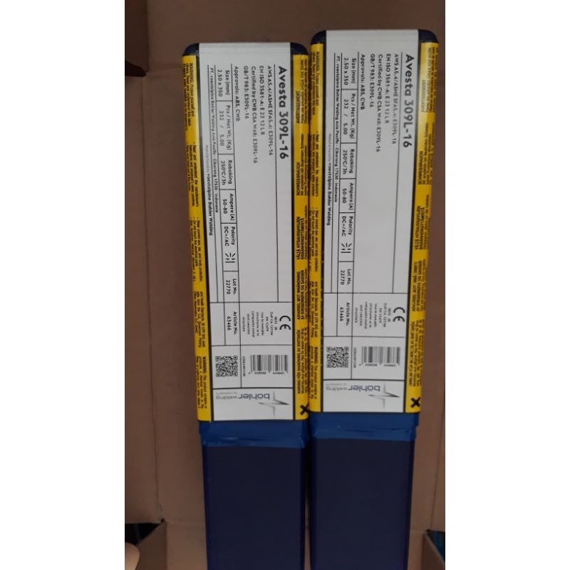 Kawat Las bohler 309L 2,5mm 5kg