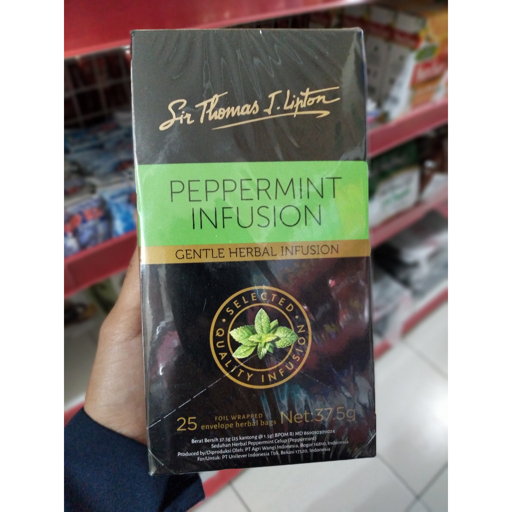 

Lipton peppermint infusion tea 37.5GR